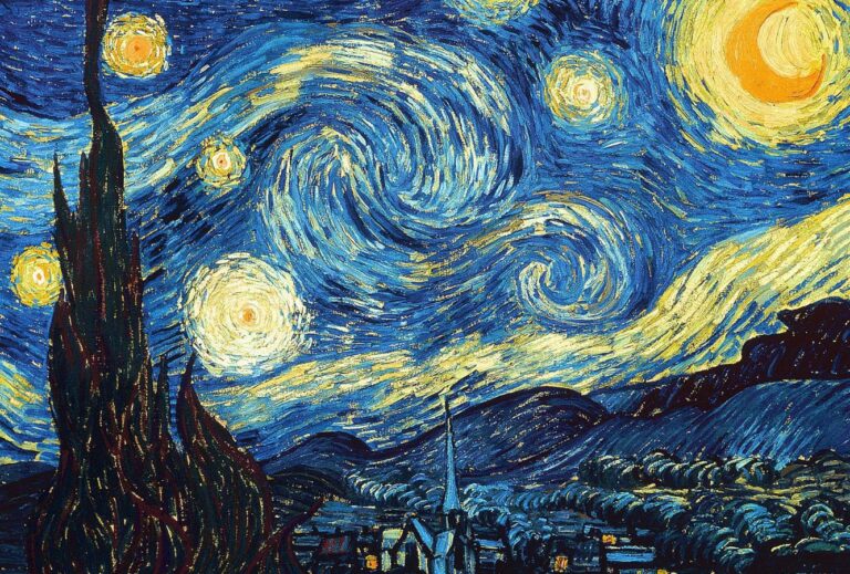 an image of Van Gogh's "A Starry Night"
